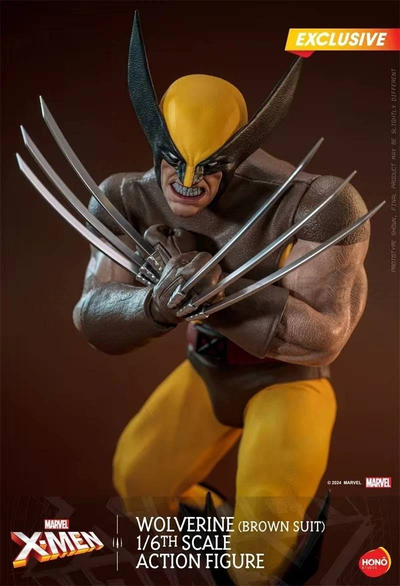 【MT】Hot Toys Marvel HS03 X-Men Wolverine (Brown Clothes) 1:6 Scale Action Figure Collection Toys