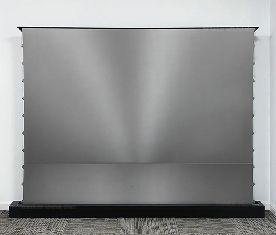 72-120 Inch Motorized Fresnel ALR Floor Rising Projector Screen Ambient Light Rejecting for Normal Throw Projector 3D 8K Image