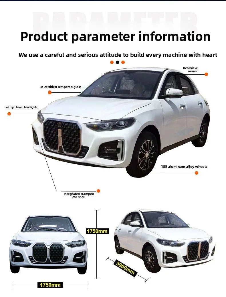 Can be equipped with solar passenger four-wheeler adult car