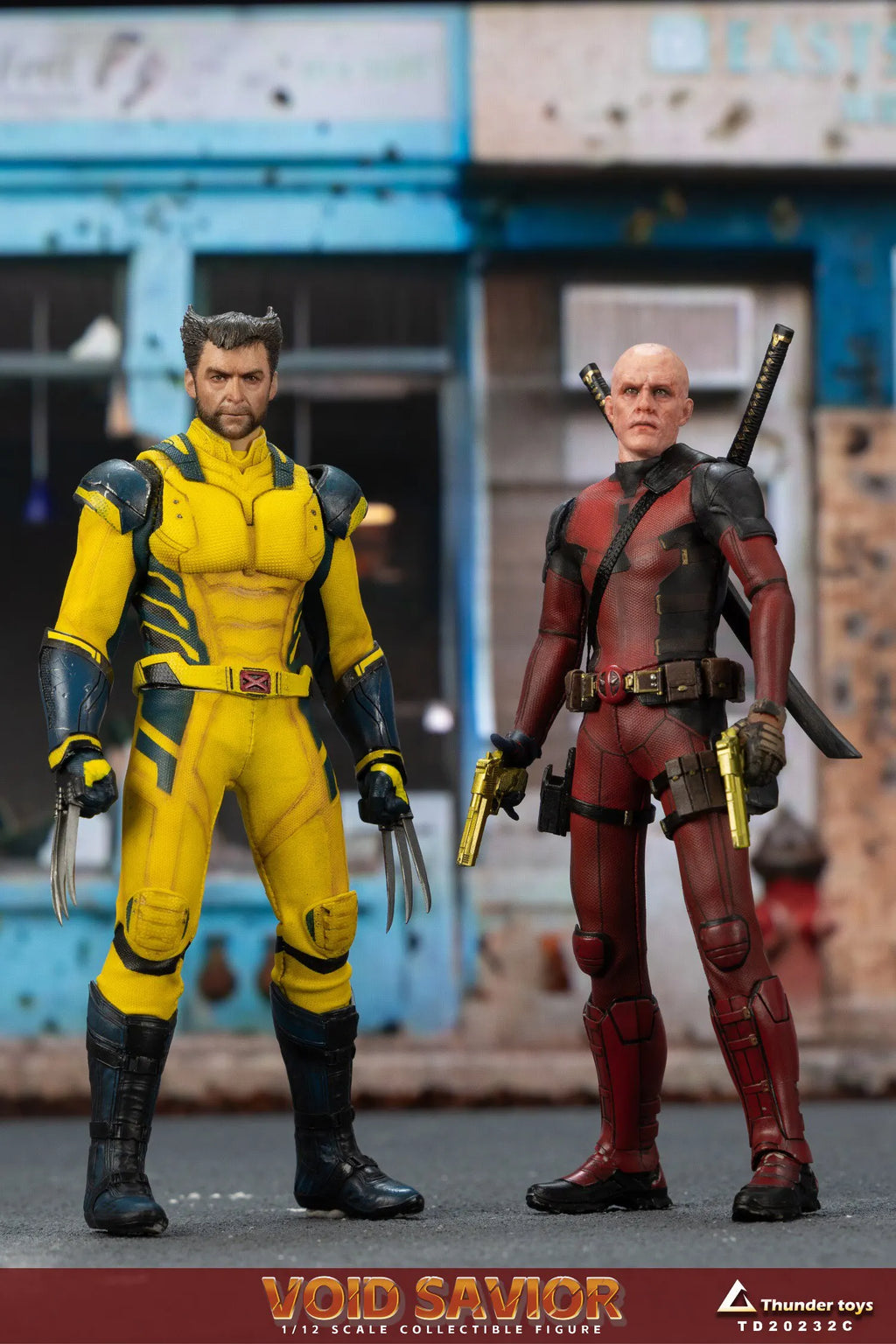 In Stock Thunder Toys Deadpool Wolverine Two Pack TD20232 1/12 Action Figure Anime Model Trendy Toys Desktop Doll Collectibles