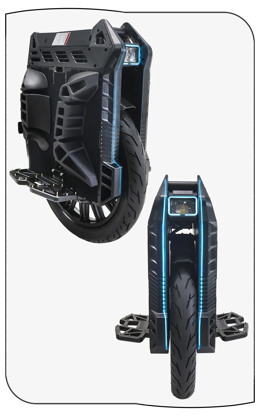 BEGODE Panther 168V 4400Wh 50S Smart BMS 5000W High Speed Motor 48 MOSFET Motherboard Double damping 22 inch Tire