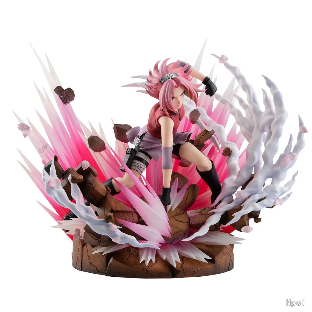【 FS 】 MegaHouse Naruto GALS DX Naruto Shippuden Haruno Sakura 3 Figure  Model Toy Gift