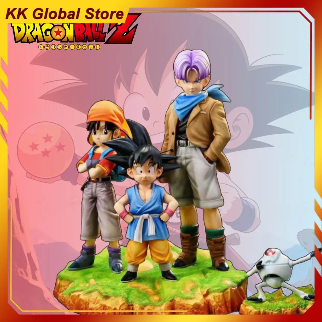 Brand New 1/6 Dragon Ball Anime Figure Torankusu Son Goku Pan Periphery Resin Collect Model Desktop Ornaments Birthday Gift Toys