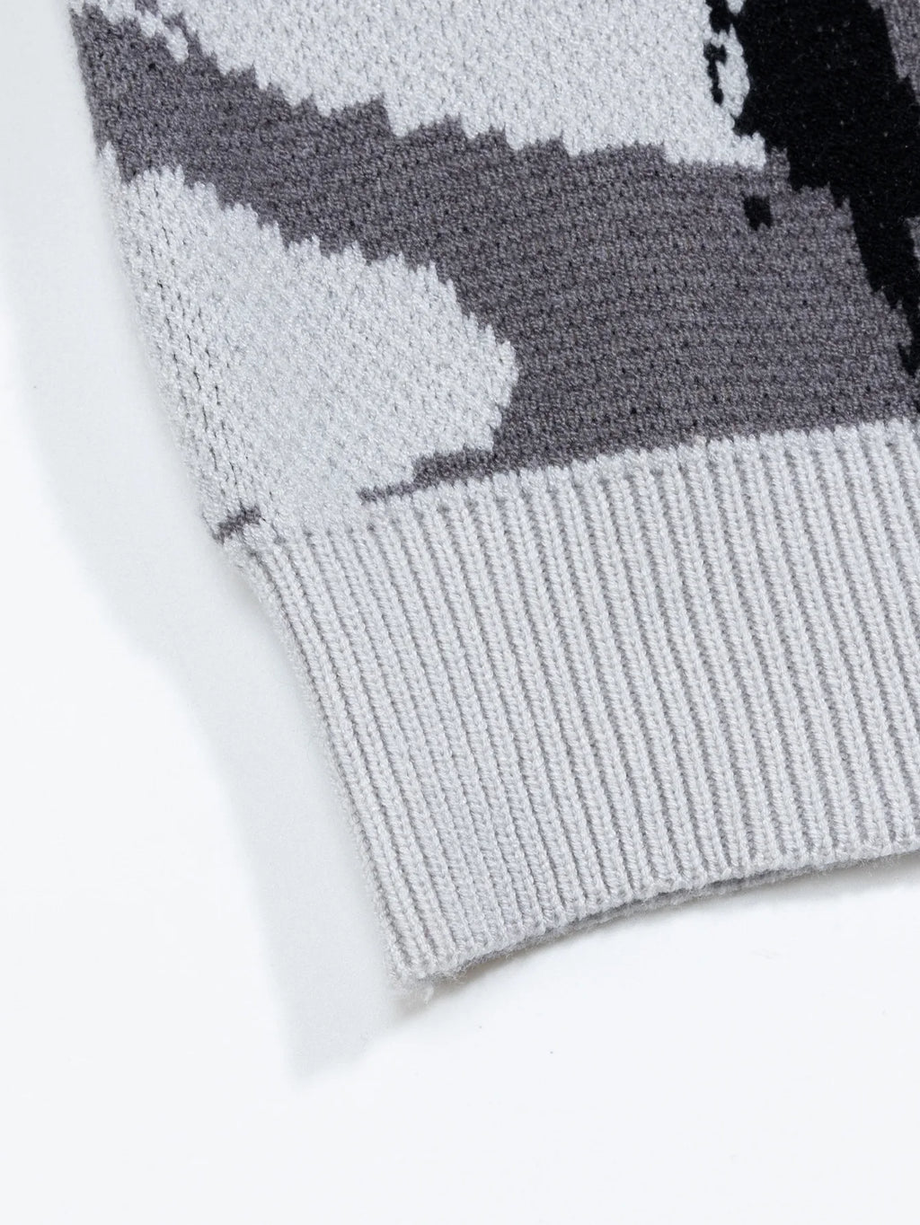Loose Long Sleeve round Neck Knitted Sweater High Street Trendy Brand Men's Cartoon Couple Casual Breathable Elastic