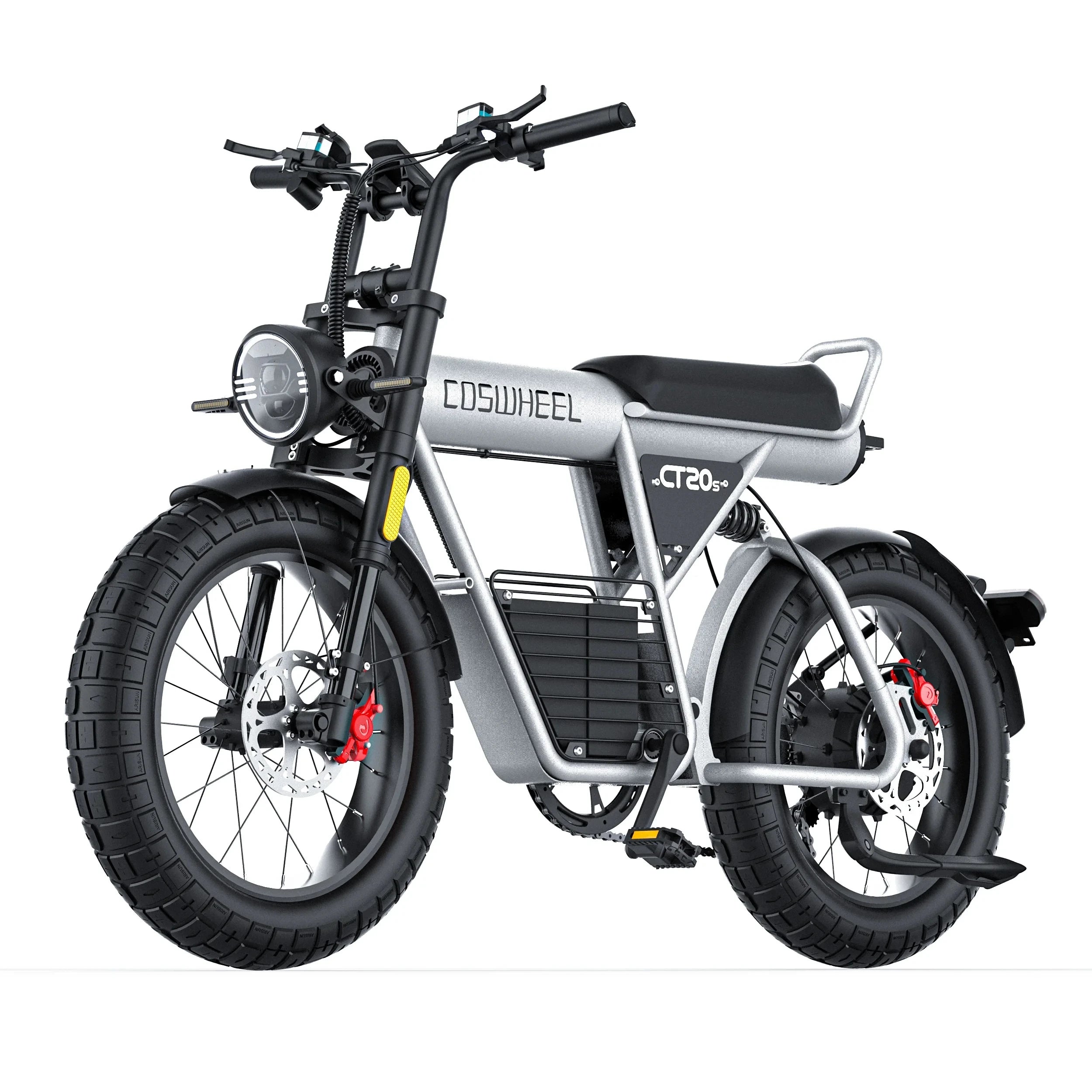 Coswheel GT20S adult E-bike 1500W 48V27.5Ah battery commute Electric Bike,20-inch Fat Tire E-Mountain bike