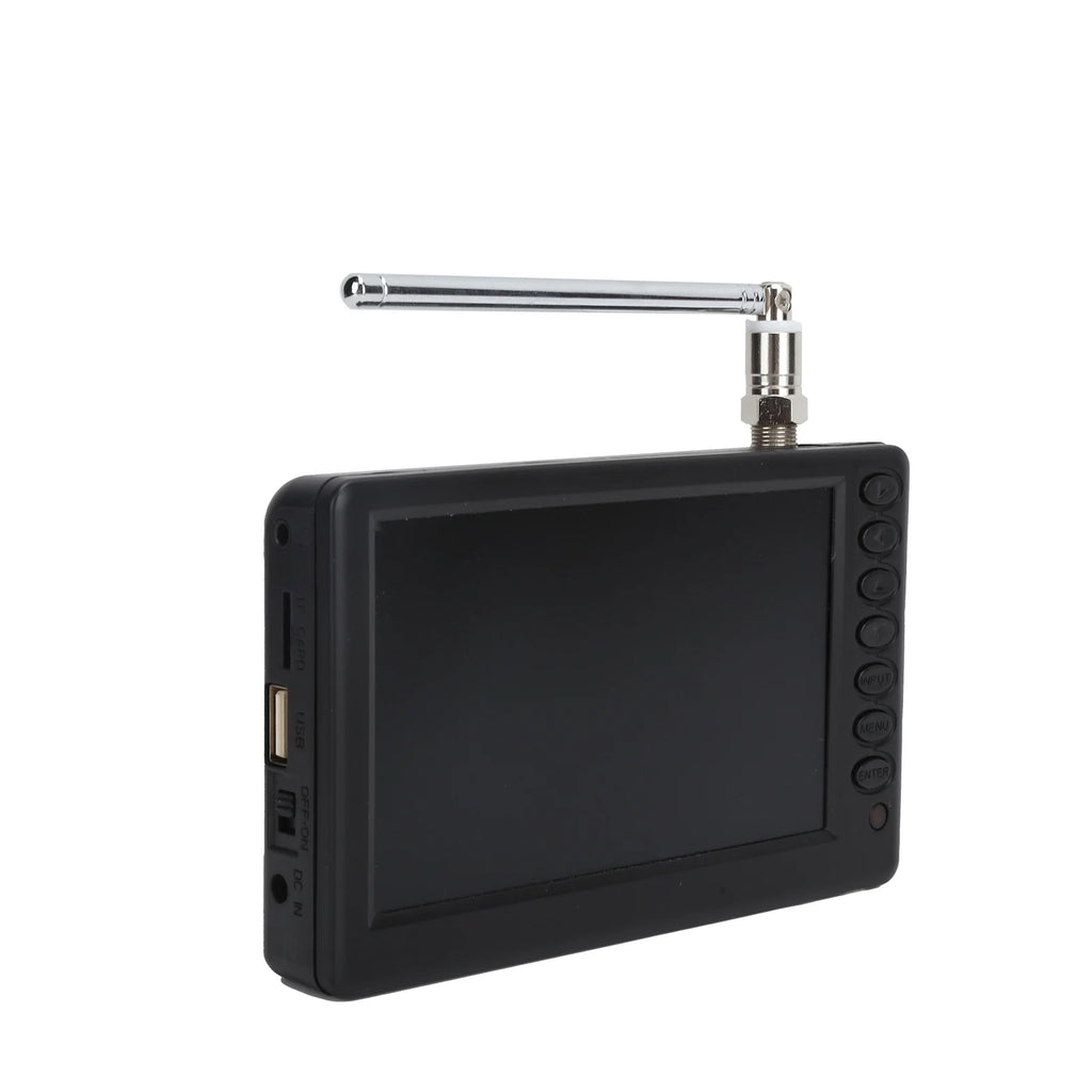 LEADSTAR 5 Inch Digital Television Portable Digital TV for Car Camping Kitchen Mini TV Portable &amp Handheld TVs Portable TV