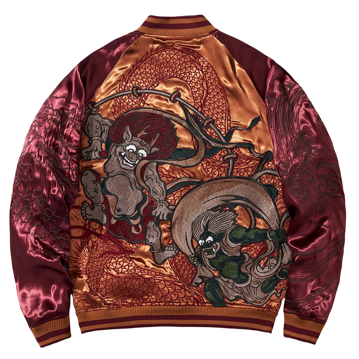 Mens Baseball Jackets Hip Hop Japanese Anime Demon Embrodiery Bomber Coats Streetwear Harajuku Motorcycle Jacket Clothing