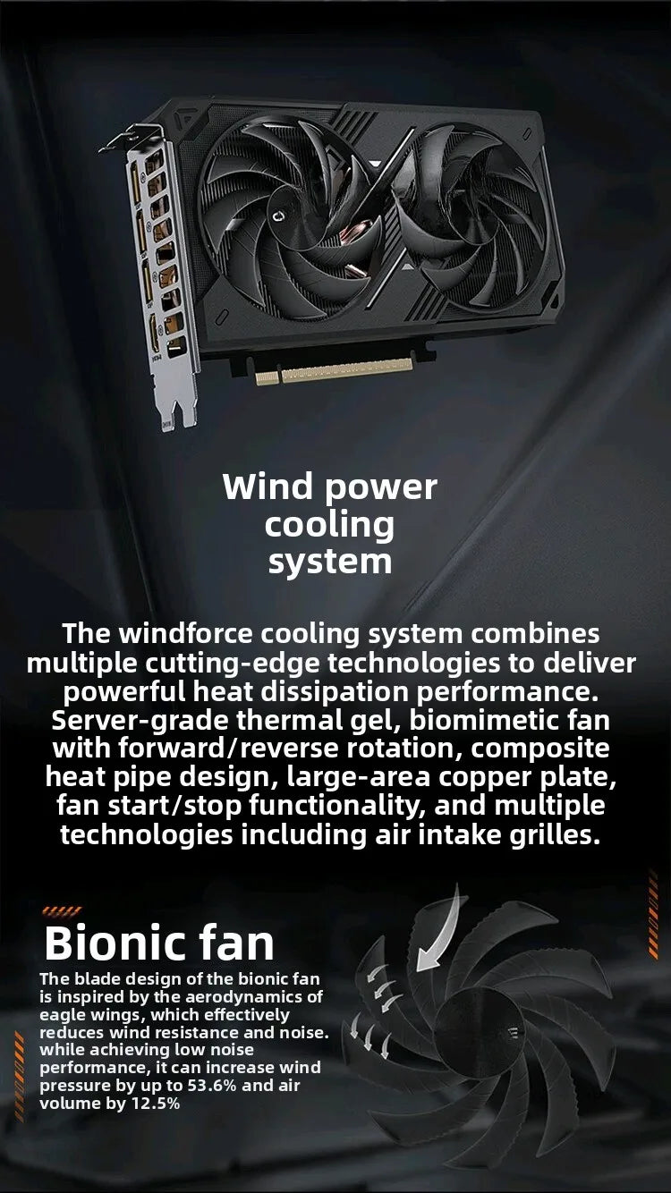 RTX 5060 Ti WindForce MAX OC SFF 8G gaming graphics card