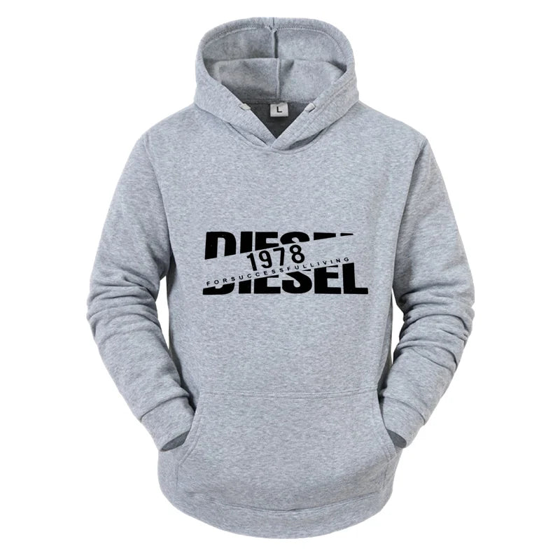 2025 Autumn/Winter Casual Printed Hoodie Classic Style Fashion Men's Y2K Harajuku Sports Jogging Street Men's/Women's Clothing