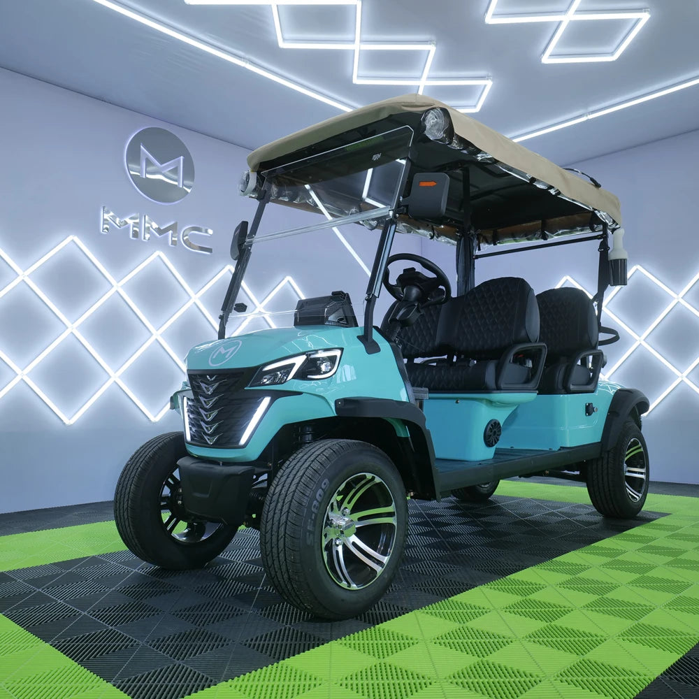 4WD Brand New Utility Vehicle Hunting UTV 4 Seater Golf Car Buggy 10KW 72V Lithium Battery Club Car Off Road Electric Golf Cart