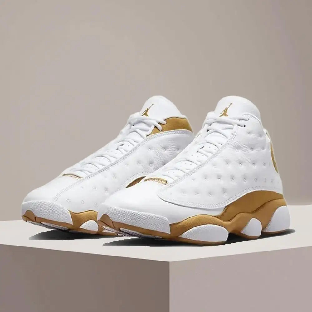 Nike Air Jordan 13: Stylish and versatile basketball shoes featuring cushioning, traction, and durability. Support: 414571-171
