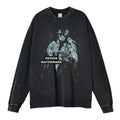 Anime Griffith Sweater Oversized Vintage Washed B -Berserk Long Sleeve T Shirt Manga Guts Pullover Zodd Sweatshirts 100% Cotton