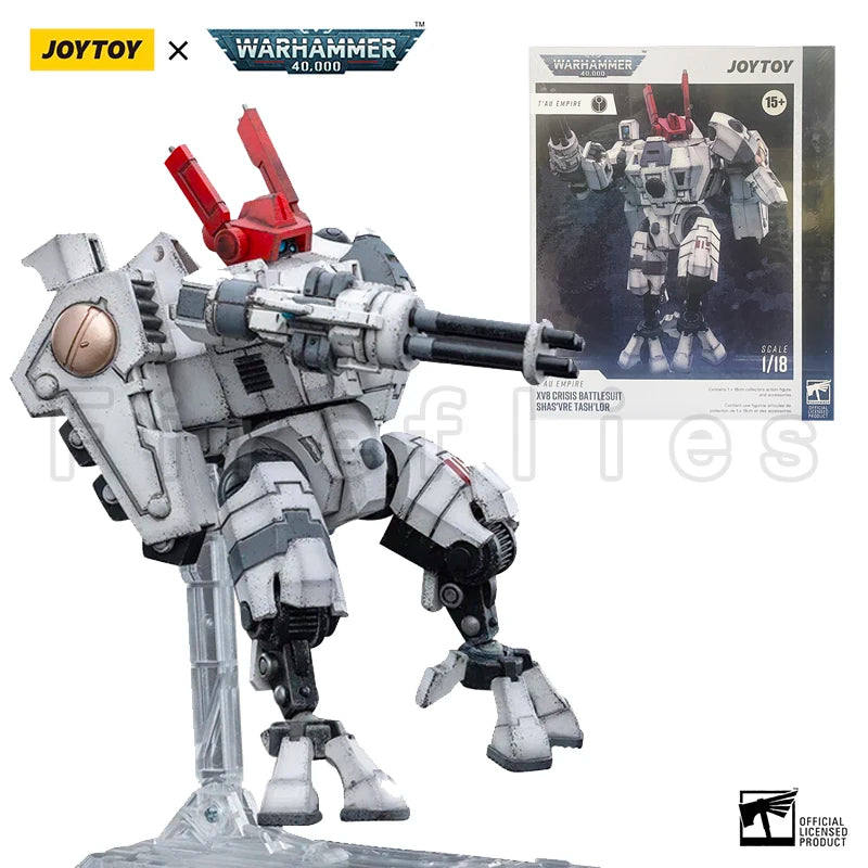 1/18 JOYTOY Action Figure 40K T'au Empire XV8 Crisis Battlesuit Shas'vre Tash'lor Anime Collection Model Toy