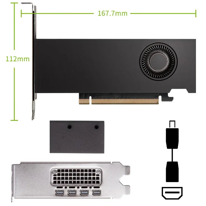 Original RTX A2000 12G rendering NVIDIA professional design 3D modeling 6G clip drawing graphics card