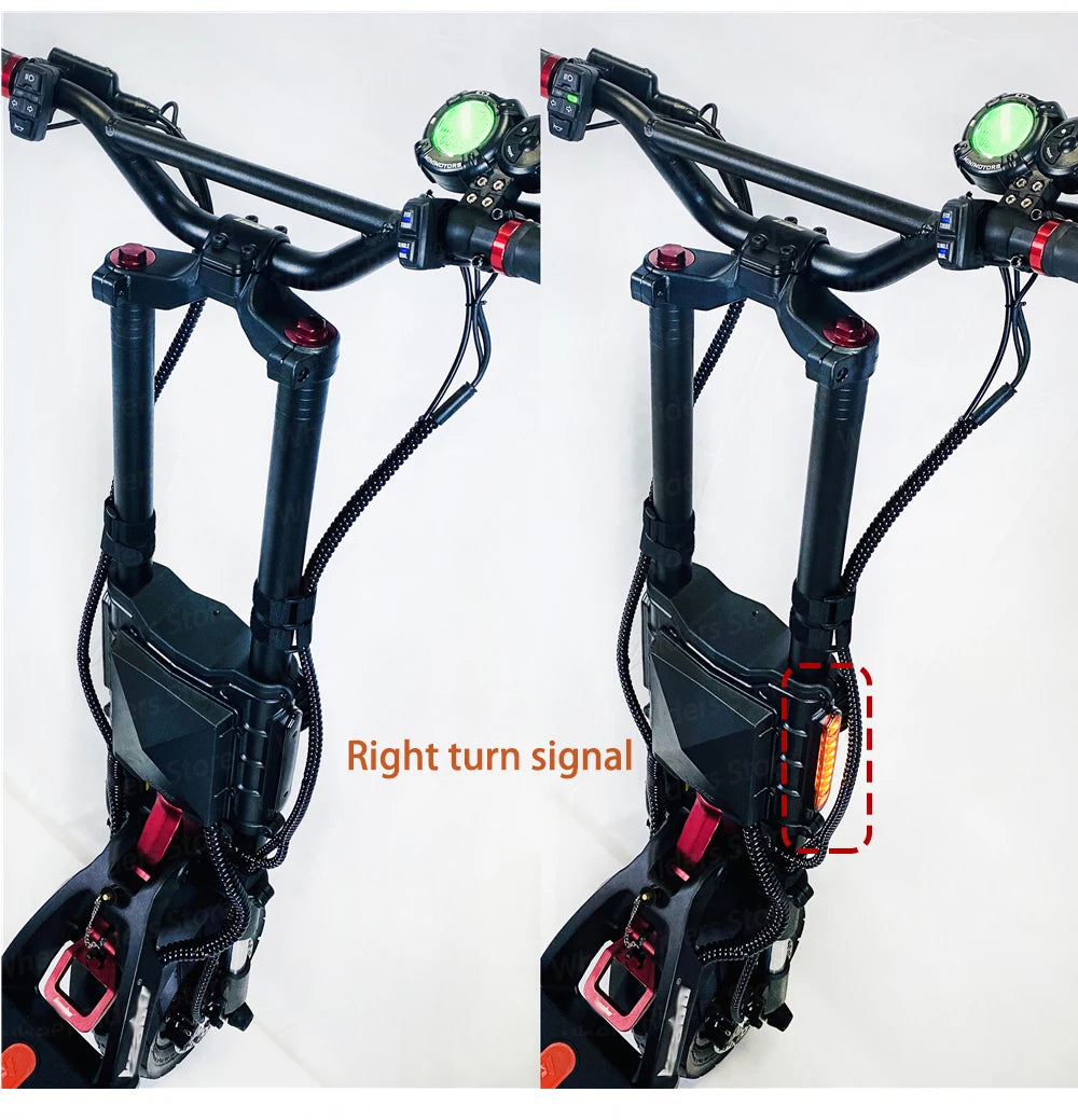 KB Wolf King GT Pro 2000W*2 Dual Motor 72V 35Ah Battery 11inch Run-proof Tires TFT Display Sine Wave Controller Electric Scooter