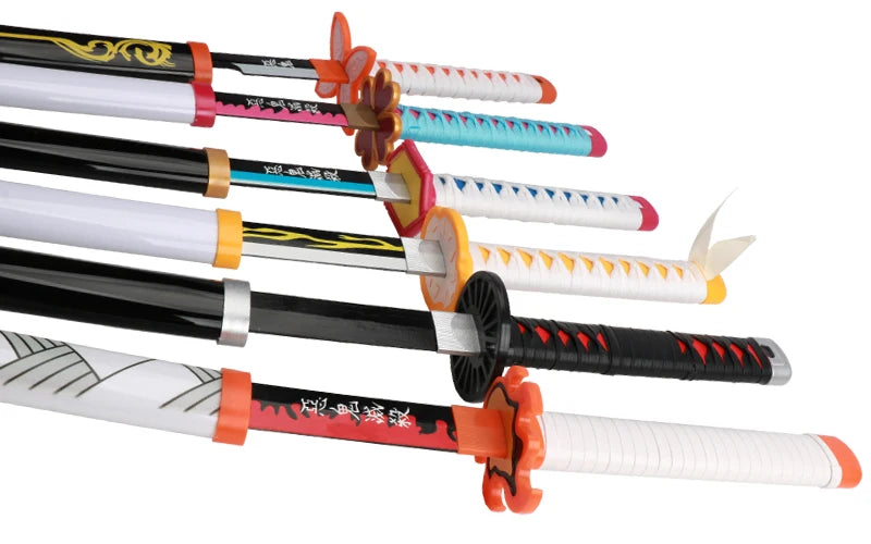 Original Anime Katana Cosplay Weapons Anime Cosplay Sword Zenitsu Kyoujurou Tanjiro Swords
