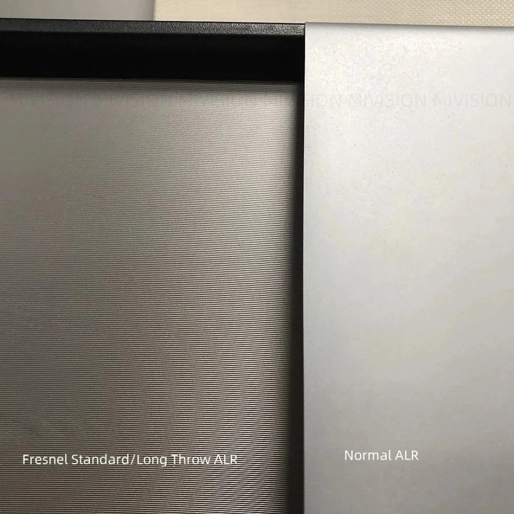 Motorized Fresnel ALR Floor Rising Projector Screen for Standard/Long Throw Projector, 8K Floor Stand Screen for Home Theater