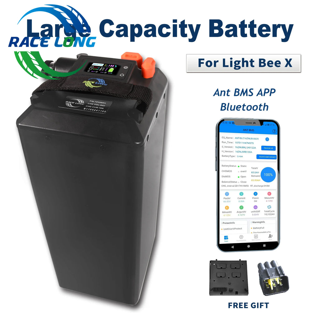 For Surron Battery 60V72V Light Bee X 60V72V Rebulit Battery Large Capacity Direct Replacement Dirtbike SURRON Motorcycles Part