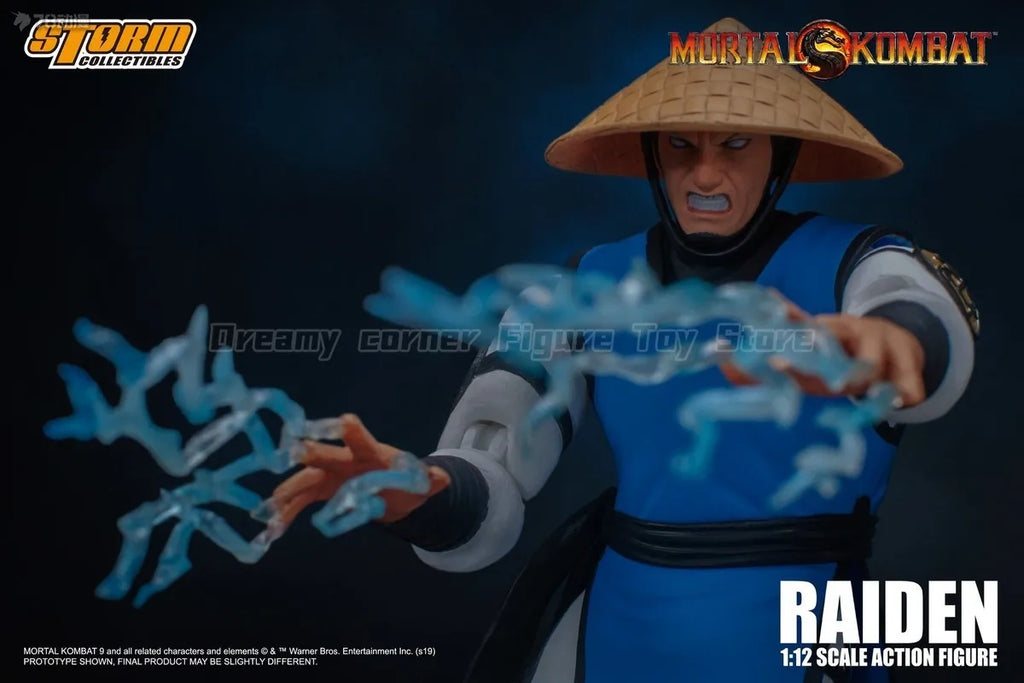 【In Stock】Original STORM COLLECTIBLES Mortal Kombat Series RAIDEN 1/12 Action Figure Toy Model Gift