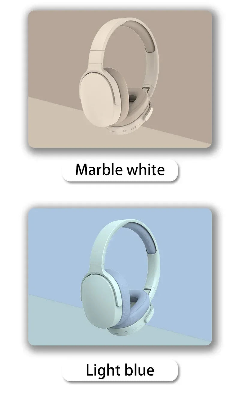Hot Selling Wireless Headsets Headphones Bluetooth 5.3 Over-ear Earphone For Samsung iPhone Stereo Hifi Game Earbuds With Mic