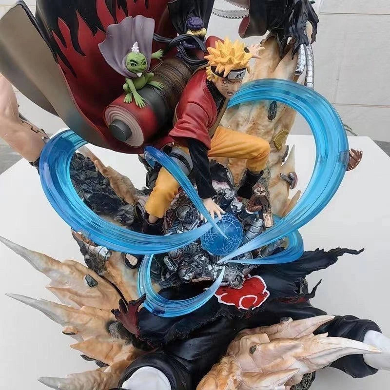 30cm Anime Peripherals Figure Uzumaki Naruto Can Glow Anime Model Collect Pvc Desktop Ornament Decorations Children Toys Gift