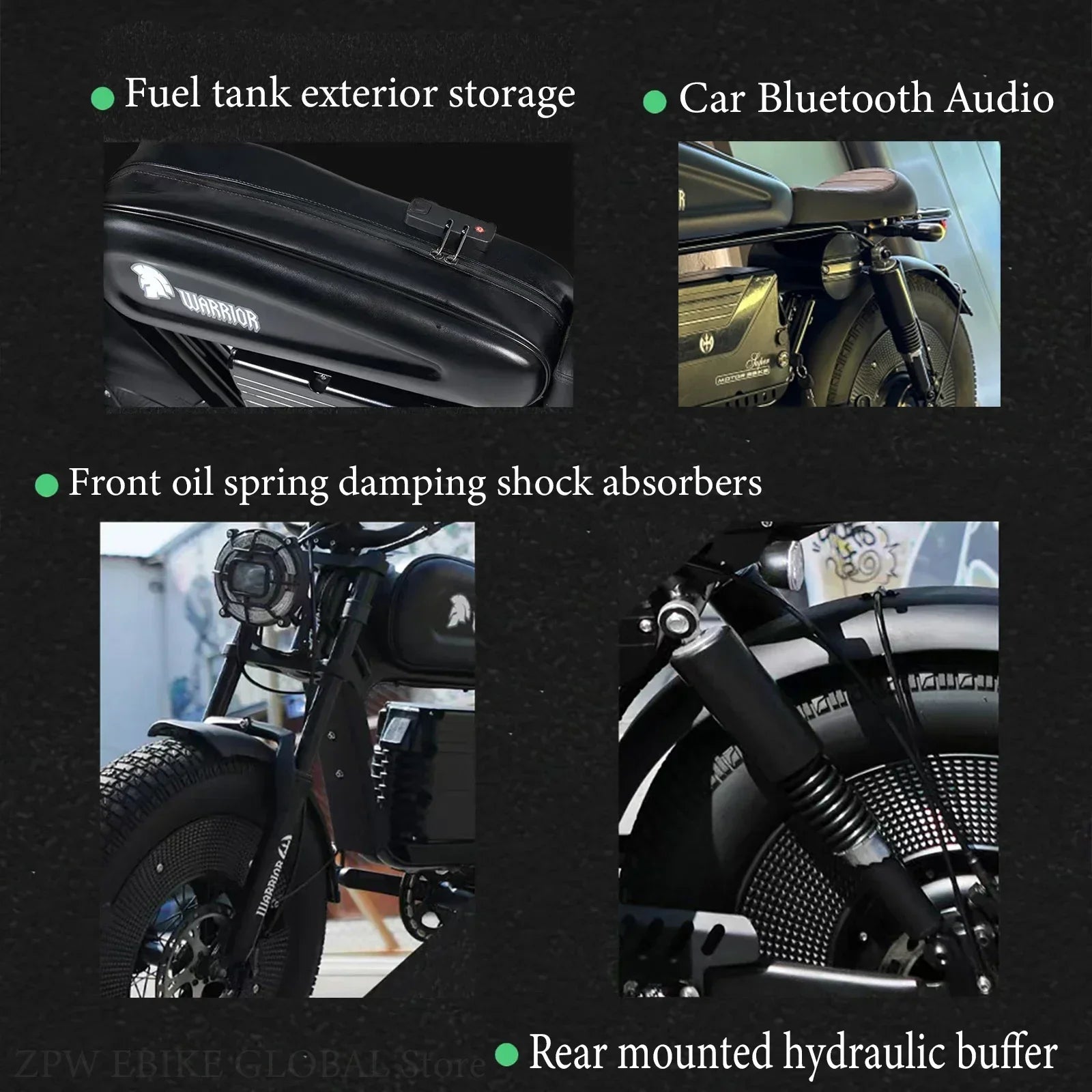 Electric bike himoto 3000W Motor 48V60AH lithium battery adult Off-road Electric Bicycle 20 inch fat tire Hydraulic brake E-bike