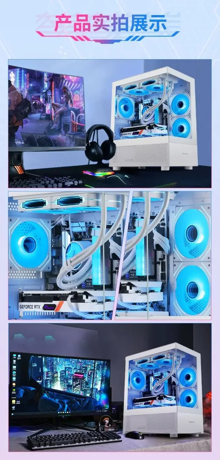 7500F/9600X/RX6800XT Gaming PC Live Office Clip Desktop Console