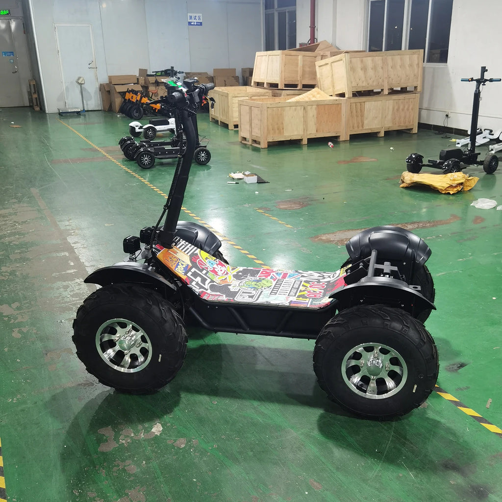 Club Product All Terrain 60v 60ah 10000 Watt 4x4 Off Road Scooter Electric Atv Prices Ride on Golf Scooter