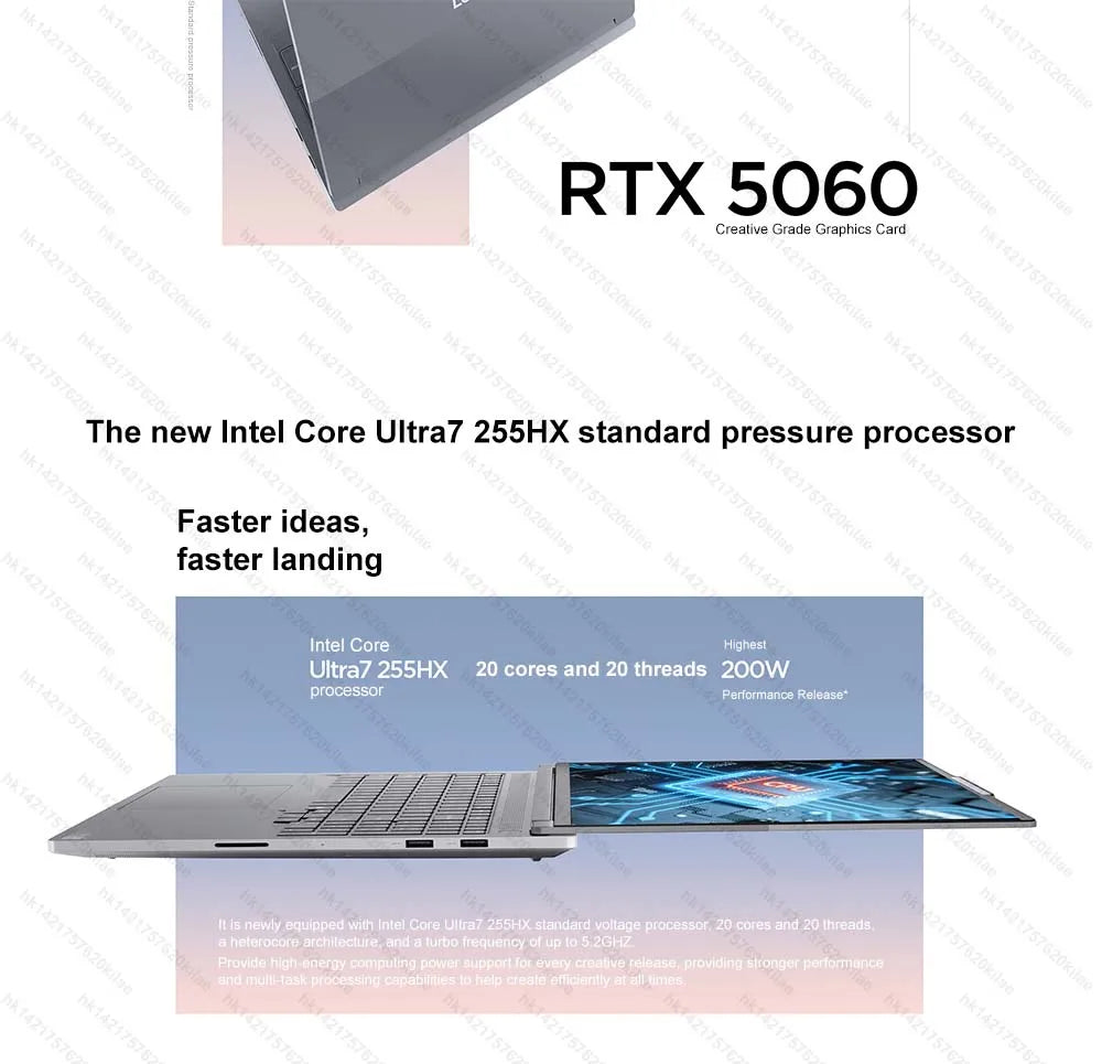 Lenovo NEW 2025 ThinkBook 16p Ultra 7 255HX RTX5060 16G/32G 1T 16" 2.5K IPS 240Hz Screen
