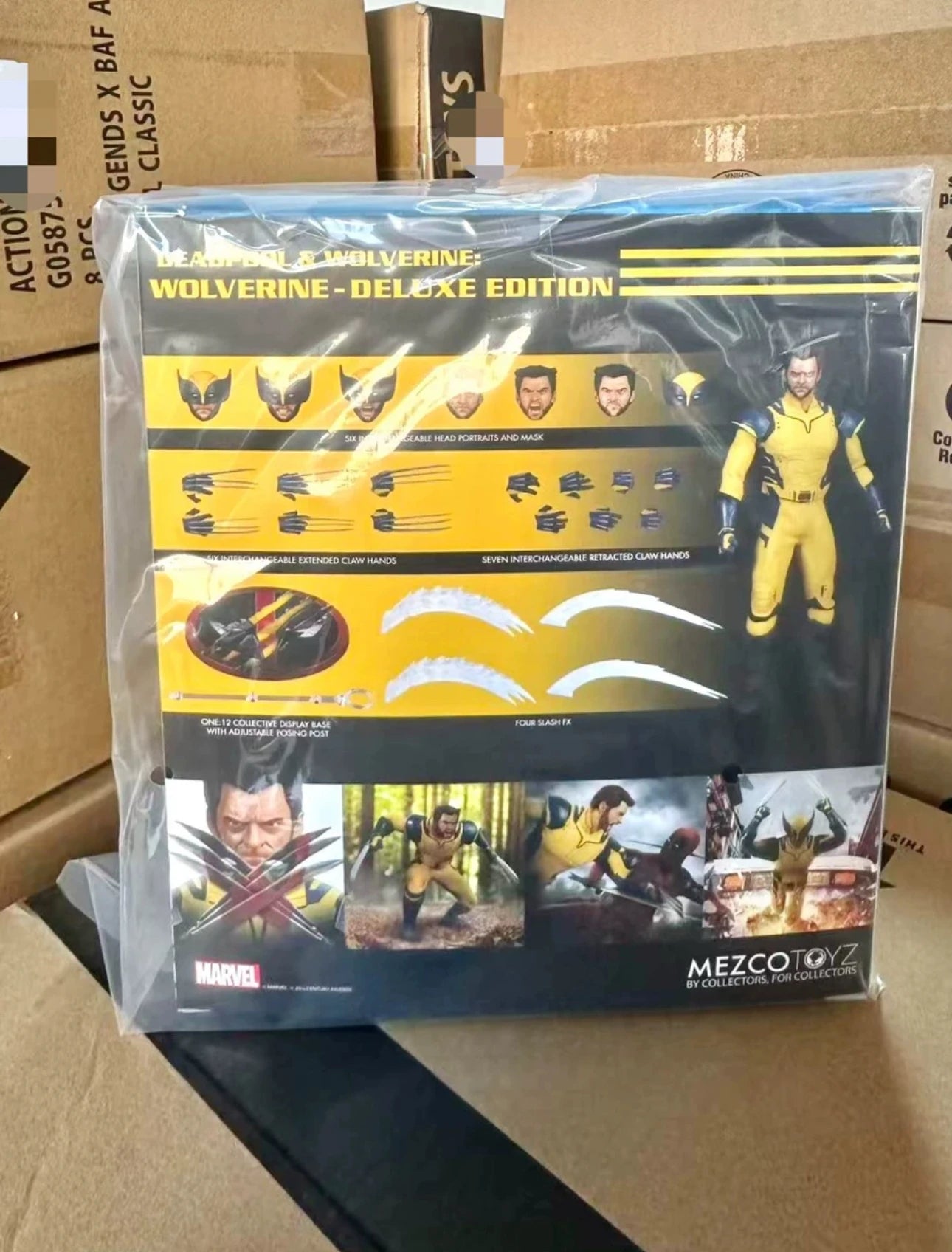 In Stock Mezco One:12 Deadpool and Wolverine Movie Version 6-inch Movable Doll Handicraft
