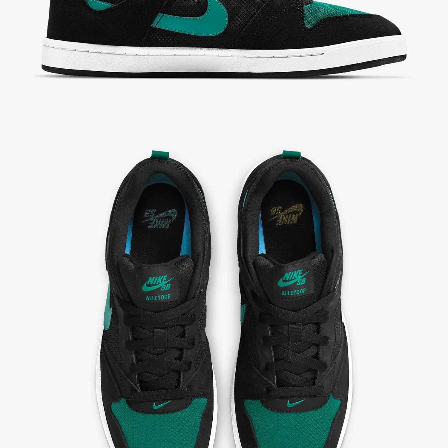 Nike Authentic SB Alleyoop Men's and Women's Classic Cushioned Low-top Skate Shoes CJ0882-007