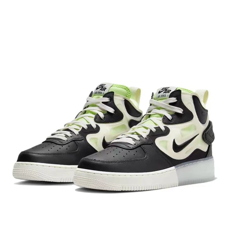 Nike Air Force 1 07 Trendy, Comfortable, Durable, Lightweight, Slip-Resistant Mid-Top Casual Sneakers DQ1872-100