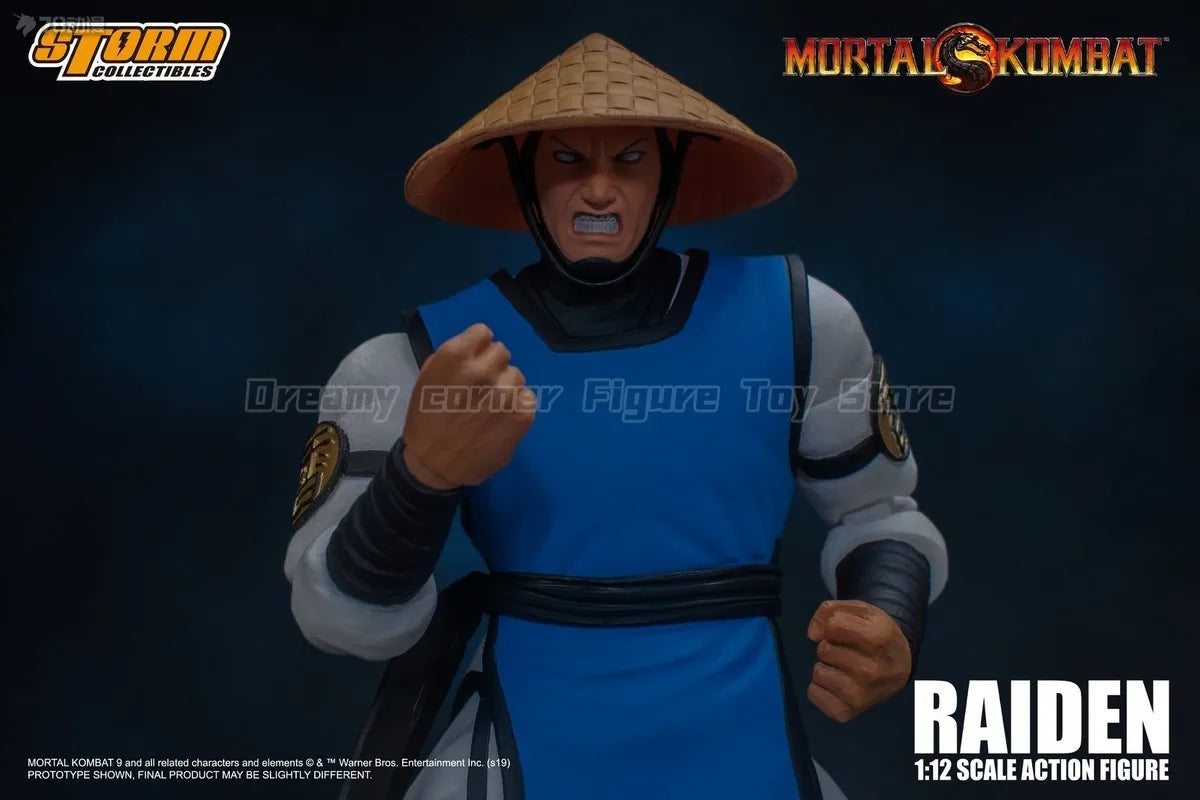 【In Stock】Original STORM COLLECTIBLES Mortal Kombat Series RAIDEN 1/12 Action Figure Toy Model Gift