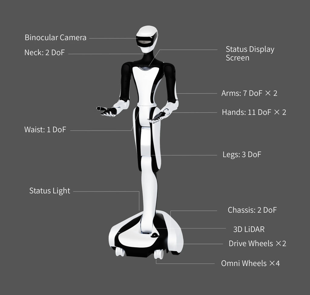 ROBOTERA Q5 Wheeled Humanoid Robot