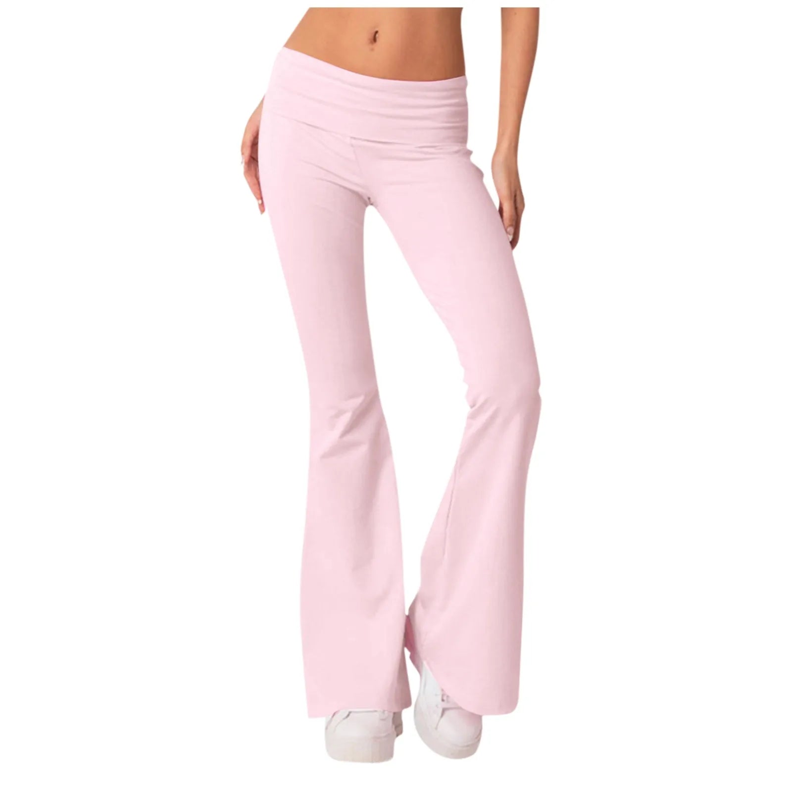 Women Flare Leggings High Waist Wide Leg Yoga Pants Seamless Fitness Workout Tights Gym Sports Trousers Casual Slimming Clothing
