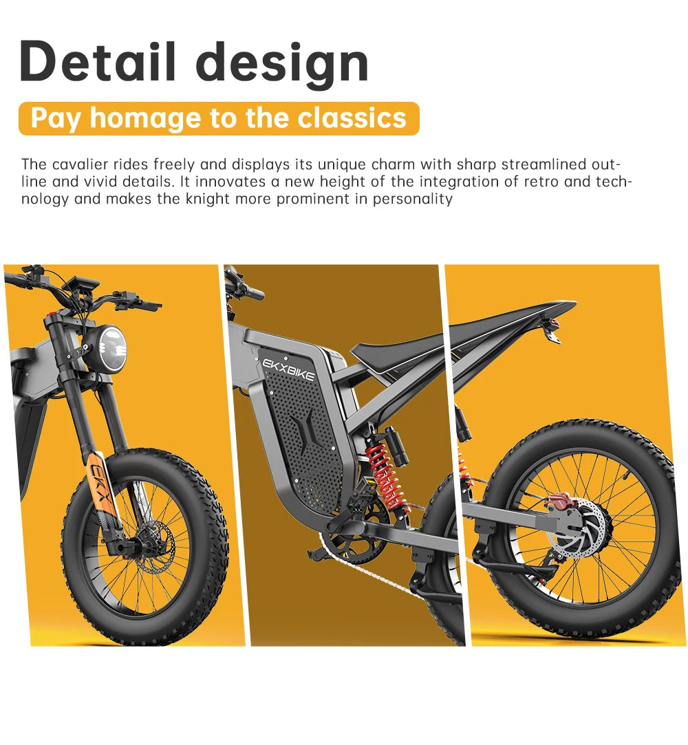 SLDBK X21 Electric Bike 2000W 48V35AH Electric Dirt Bike Battery Snow Electric Motorcycles Off Road E-bike Tyre Mountain Ebike