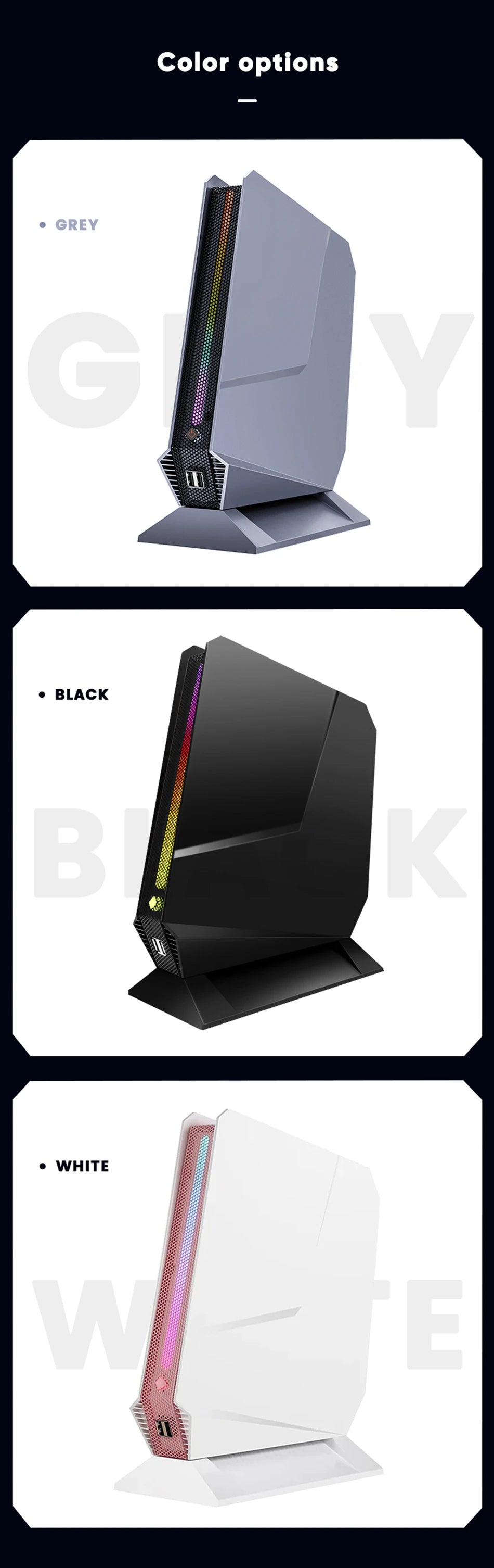 Topton Gaming Mini PC Intel i9 13900H 12900H i7 13700H 12700H Nvidia RTX4060 3050 8G Desktop Gamer Mini Computer Win11 Pro WiFi6
