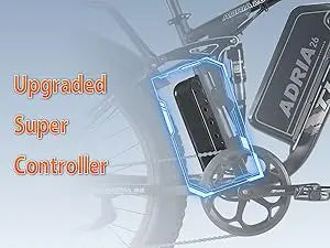 26 Dual Motor Electric Bike for Adults, 5000W Peak 210NM 40-46MPH Fast E-Bike, 52V 25AH Motorcycle, 32-90 Miles, 26