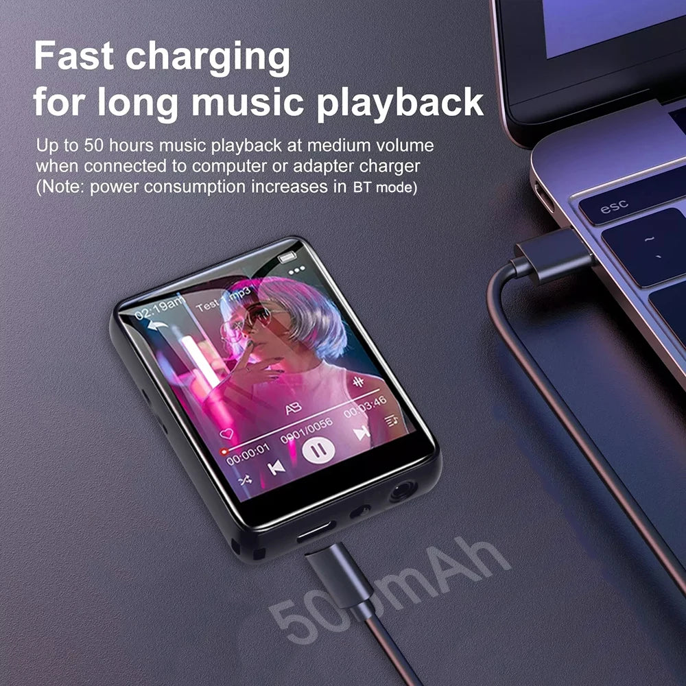 128GB Camera Mp4 Player Bluetooth Wifi Android Touch Screen Hifi Sound Music Recorder Video Mp3 Mp4 Player With Speaker FM Radio