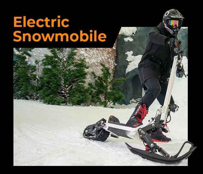 New Fashion 2024 Winter Off Road Kick electric snow scooter snowmobile for adults salecustomcustomcustomcustom