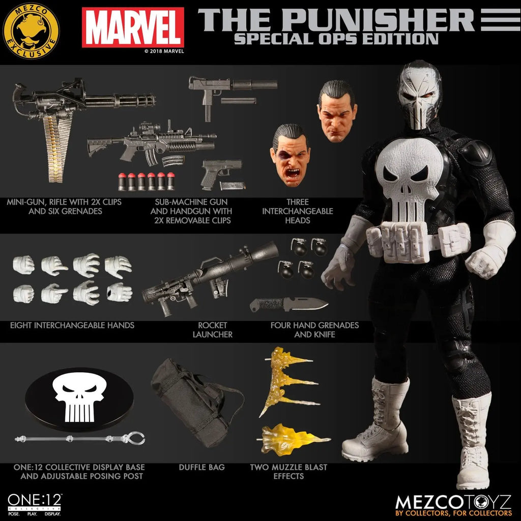 Golden Standard Mezco Original 1/12 Finished Product Movable Exquisite Figurine Marvel Anime Toys Model Festival Gift for Boys