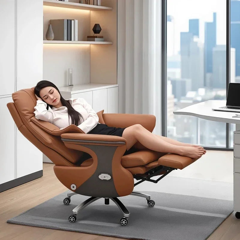 Desk Office Chair Gamer Computer Ergonomic Gaming Chairs Leather Reclining Comfortable Sedentary Electric Massage Armchair