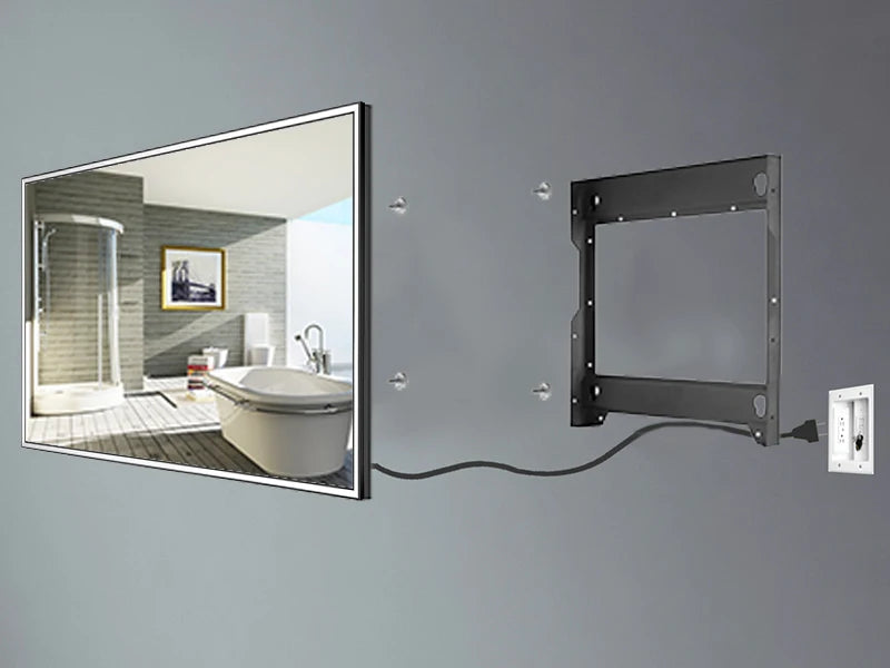 43 inches Smart LED Light Mirror TV Makeup Television Salon DTV Tuner Soulaca Living Room Decoration webOS System