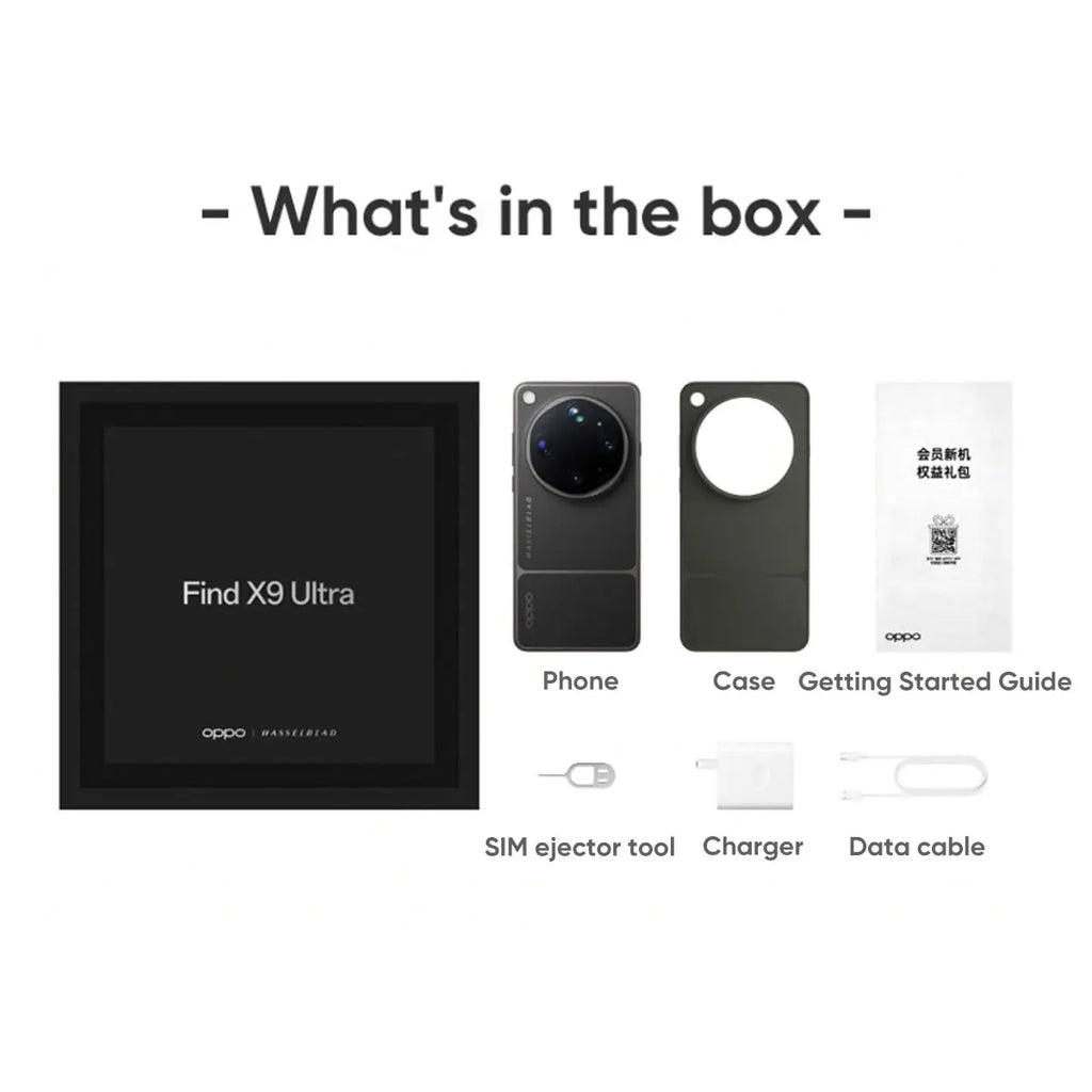Chinese Version OPPO Find X9 Ultra 5G Smartphone Snapdragon 8 Elite Gen 5 6.82" 144Hz AMOLED Screen 7050mAh Dual 200MP Camera