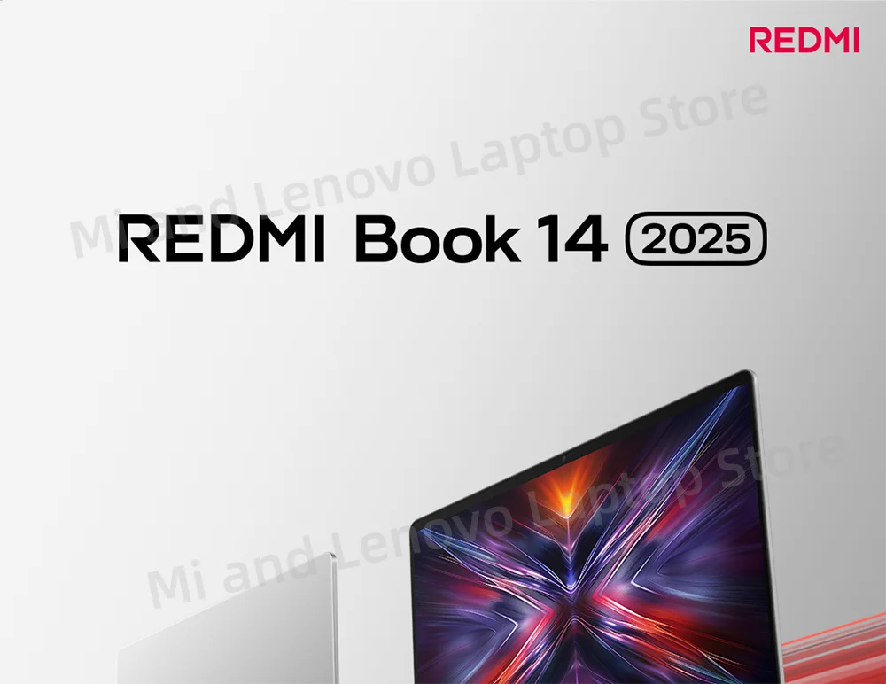 【World Premiere】Xiaomi REDMI Book 14 2025 NEW Intel Core 5 220H 16G/32G+512GB/1TB 2.8K 120Hz Screen