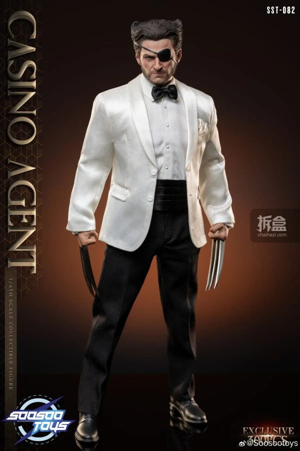 SOOSOOTOYS Genuine Casino Wolf Wolverine Wolf Uncle 1/6 Mobile Doll IRON WARRIOR Movable Finished Product Model Collection