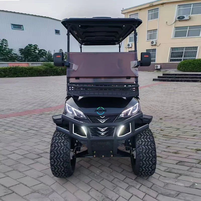 High Performance New Road 6 Wheel Drive Street Legal Club Car Electric Golf Cart Buggy 30-50Km/h Front Disc Brakes80-100km Range