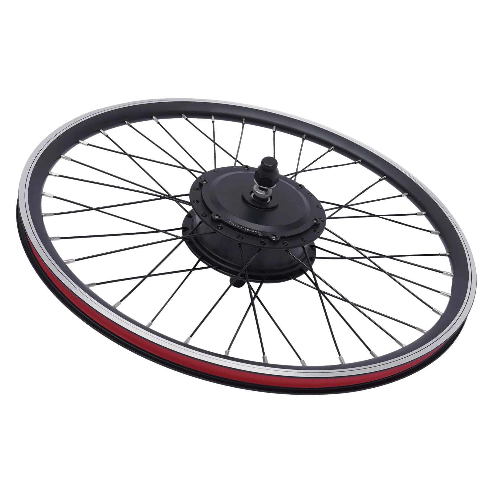 36V 500W Electric Bike Conversion Kit with LCD Display PAS Brake Levers Complete E-Bike Kit for 27.5"/700C Front Wheel