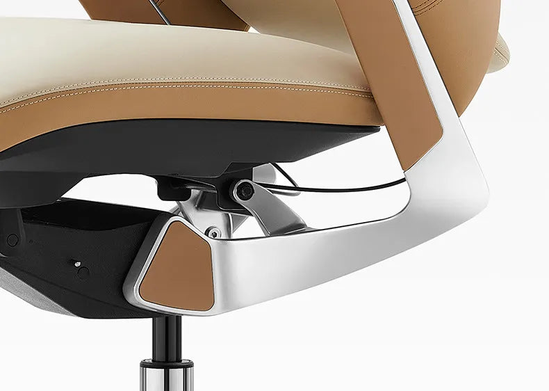 Computer Relaxing Office Chair Ergonomic Mobile Wheels Leather Office Chair Backrest Modern Sillas De Oficina Library Furniture