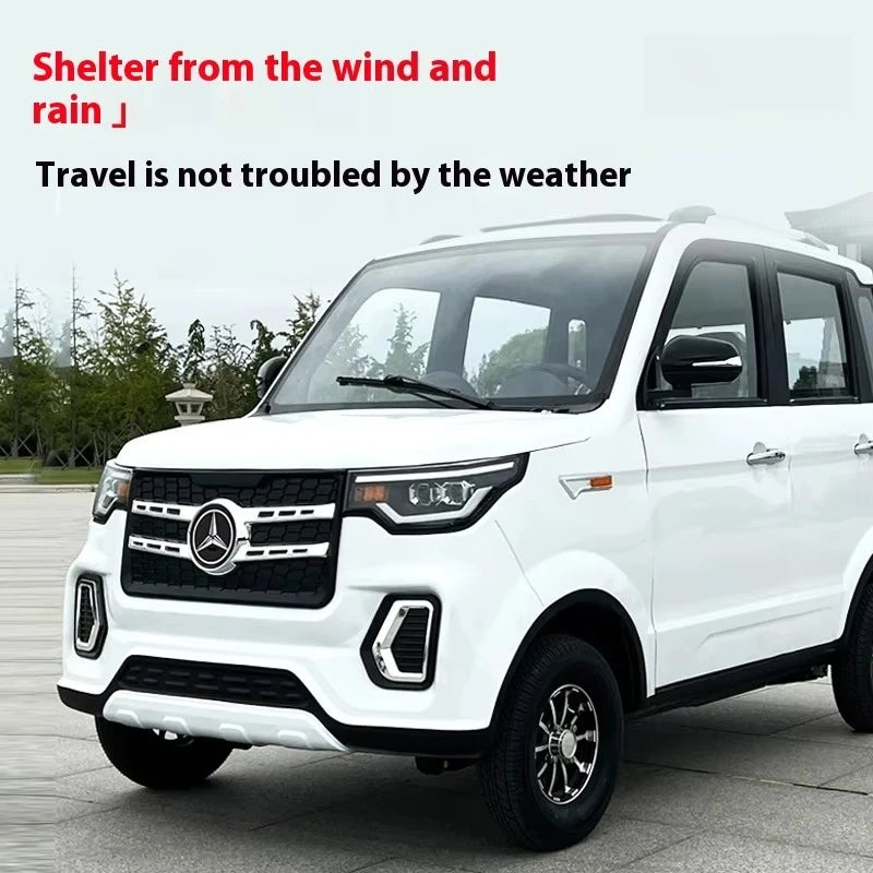 Electric 1000W old man lithium car four-wheeled SUV car household oil and electricity dual-purpose new energy adult scooter